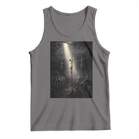 Jesus Christ Crucifixion Scene Religious Christian Easter Tank Top