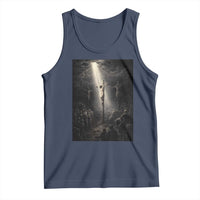 Jesus Christ Crucifixion Scene Religious Christian Easter Tank Top