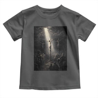Jesus Christ Crucifixion Scene Religious Christian Easter Toddler T Shirt
