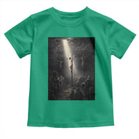 Jesus Christ Crucifixion Scene Religious Christian Easter Toddler T Shirt