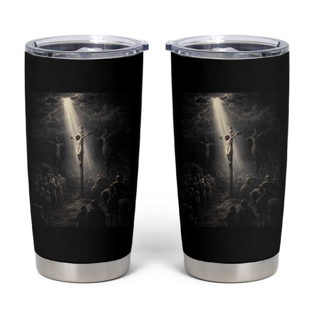 Jesus Christ Crucifixion Scene Religious Christian Easter Tumbler Cup