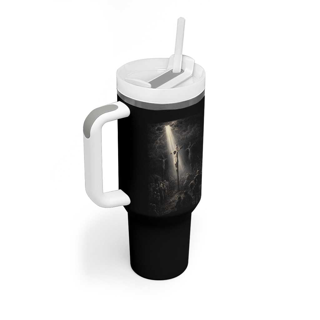 Jesus Christ Crucifixion Scene Religious Christian Easter Tumbler With Handle