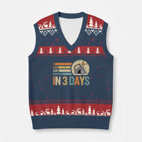 Easter A Lot Can Happen In 3 Days Religious V-Neck Knit Sweater Vest
