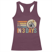 Easter A Lot Can Happen In 3 Days Religious Racerback Tank Top