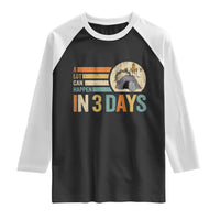 Easter A Lot Can Happen In 3 Days Religious Raglan Shirt