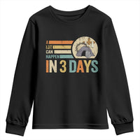 Easter A Lot Can Happen In 3 Days Religious Youth Sweatshirt