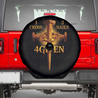 Christian One Cross Three Nails Four Given Spare Tire Cover Jesus God