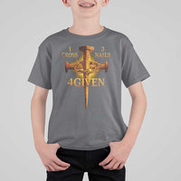 Christian One Cross Three Nails Four Given T Shirt For Kid Jesus God