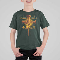 Christian One Cross Three Nails Four Given T Shirt For Kid Jesus God