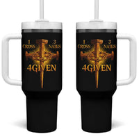 Christian One Cross Three Nails Four Given Tumbler With Handle Jesus God