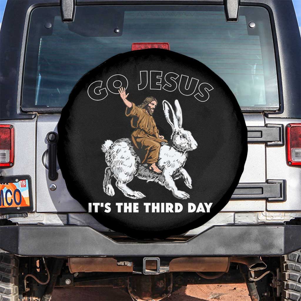 Funny Christian Easter Spare Tire Cover Go Jesus It Is The Third Day Religious Bunny