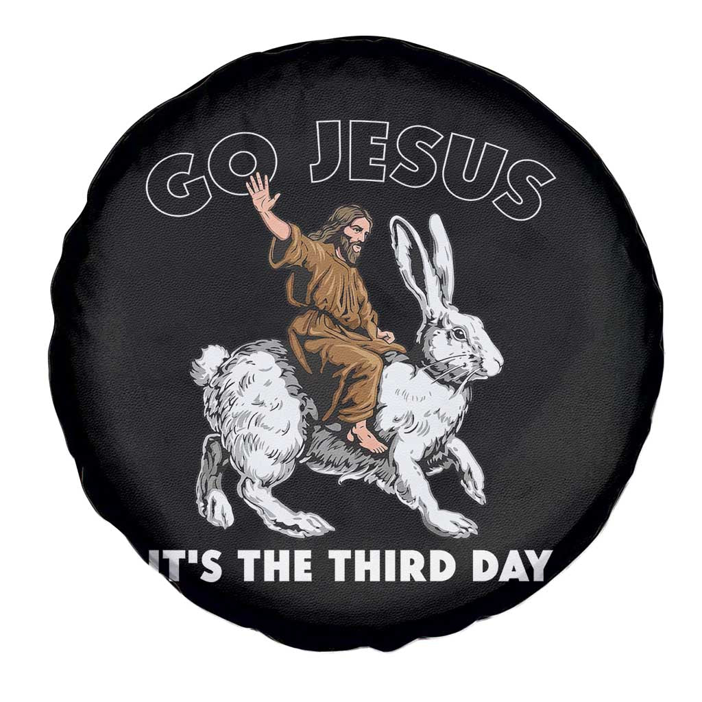 Funny Christian Easter Spare Tire Cover Go Jesus It Is The Third Day Religious Bunny
