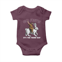 Funny Christian Easter Baby Onesie Go Jesus It Is The Third Day Religious Bunny