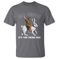 Funny Christian Easter T Shirt Go Jesus It Is The Third Day Religious Bunny