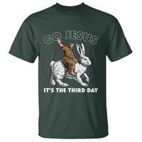 Funny Christian Easter T Shirt Go Jesus It Is The Third Day Religious Bunny
