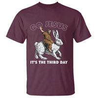 Funny Christian Easter T Shirt Go Jesus It Is The Third Day Religious Bunny