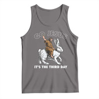 Funny Christian Easter Tank Top Go Jesus It Is The Third Day Religious Bunny