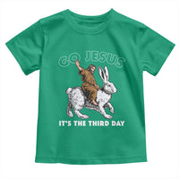 Funny Christian Easter Toddler T Shirt Go Jesus It Is The Third Day Religious Bunny