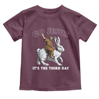 Funny Christian Easter Toddler T Shirt Go Jesus It Is The Third Day Religious Bunny