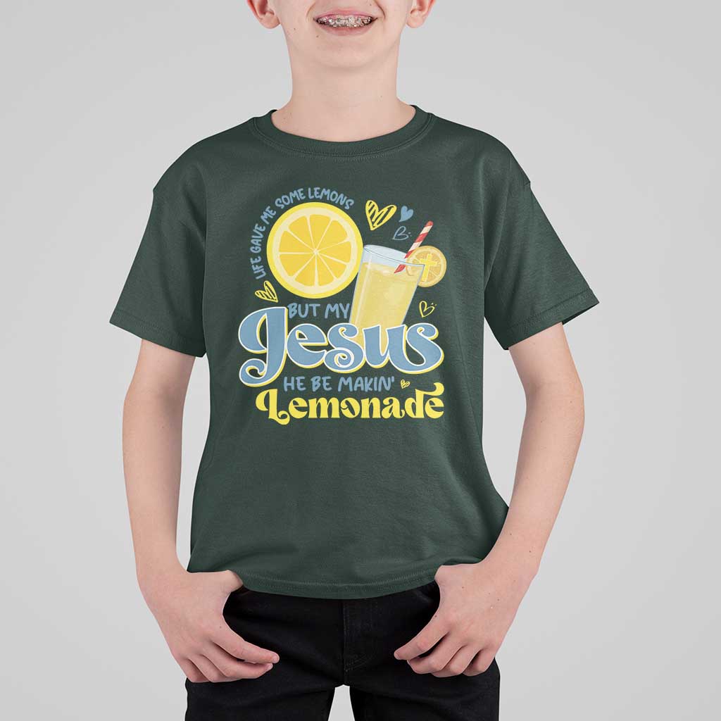 Life Gave Me Some Lemons But My Jesus He Be Makin Lemonade T Shirt For Kid
