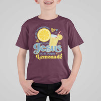 Life Gave Me Some Lemons But My Jesus He Be Makin Lemonade T Shirt For Kid