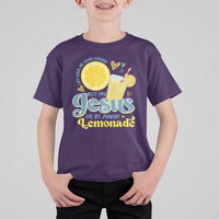 Life Gave Me Some Lemons But My Jesus He Be Makin Lemonade T Shirt For Kid