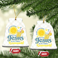 Life Gave Me Some Lemons But My Jesus He Be Makin Lemonade Ceramic Ornament