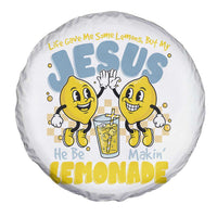 Life Gave Me Some Lemons But My Jesus He Be Makin Lemonade Spare Tire Cover Retro Lemon