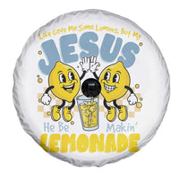 Life Gave Me Some Lemons But My Jesus He Be Makin Lemonade Spare Tire Cover Retro Lemon