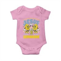 Life Gave Me Some Lemons But My Jesus He Be Makin Lemonade Baby Onesie Retro Lemon