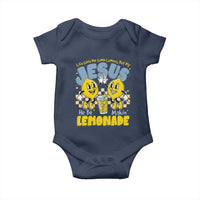 Life Gave Me Some Lemons But My Jesus He Be Makin Lemonade Baby Onesie Retro Lemon