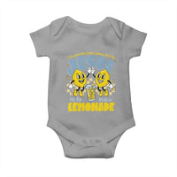 Life Gave Me Some Lemons But My Jesus He Be Makin Lemonade Baby Onesie Retro Lemon