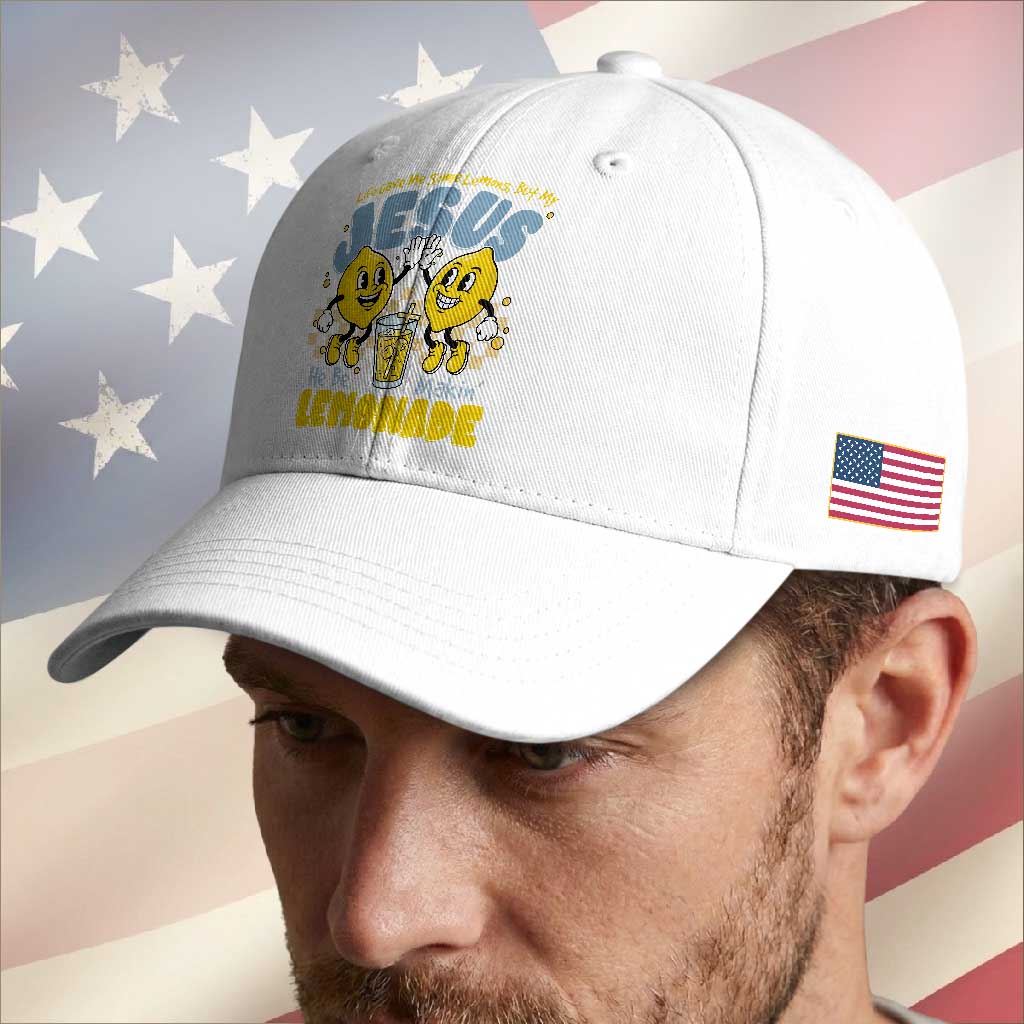 Life Gave Me Some Lemons But My Jesus He Be Makin Lemonade Baseball Cap Retro Lemon