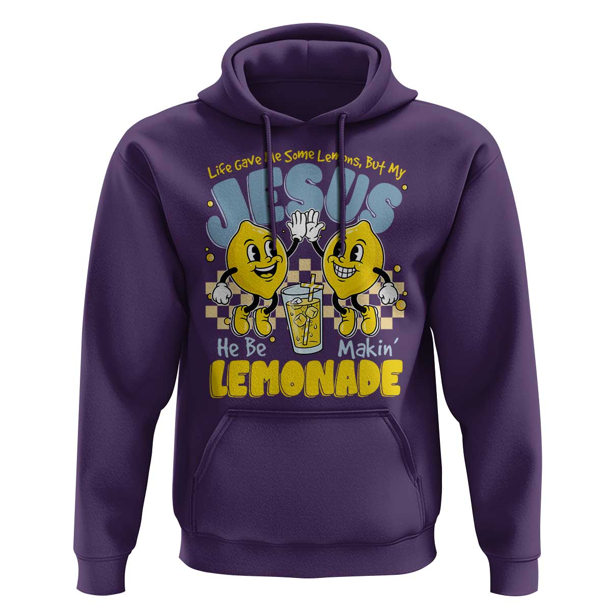 Life Gave Me Some Lemons But My Jesus He Be Makin Lemonade Hoodie Retro Lemon