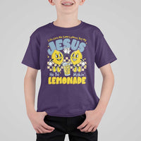 Life Gave Me Some Lemons But My Jesus He Be Makin Lemonade T Shirt For Kid Retro Lemon