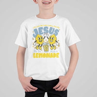 Life Gave Me Some Lemons But My Jesus He Be Makin Lemonade T Shirt For Kid Retro Lemon