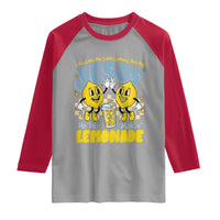 Life Gave Me Some Lemons But My Jesus He Be Makin Lemonade Raglan Shirt Retro Lemon