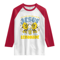 Life Gave Me Some Lemons But My Jesus He Be Makin Lemonade Raglan Shirt Retro Lemon