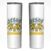 Life Gave Me Some Lemons But My Jesus He Be Makin Lemonade Skinny Tumbler Retro Lemon