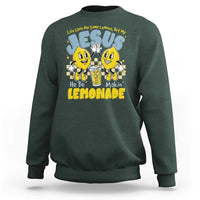 Life Gave Me Some Lemons But My Jesus He Be Makin Lemonade Sweatshirt Retro Lemon