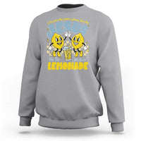 Life Gave Me Some Lemons But My Jesus He Be Makin Lemonade Sweatshirt Retro Lemon