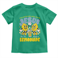Life Gave Me Some Lemons But My Jesus He Be Makin Lemonade Toddler T Shirt Retro Lemon