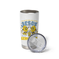 Life Gave Me Some Lemons But My Jesus He Be Makin Lemonade Tumbler Cup Retro Lemon