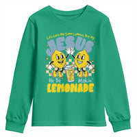 Life Gave Me Some Lemons But My Jesus He Be Makin Lemonade Youth Sweatshirt Retro Lemon