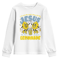 Life Gave Me Some Lemons But My Jesus He Be Makin Lemonade Youth Sweatshirt Retro Lemon