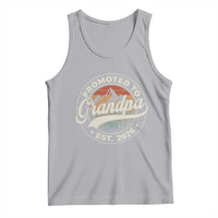 Promoted To Grandpa Est 2026 Tank Top Grandparents Baby Announcement Retro Mountain