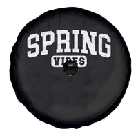 Spring Vibes Spare Tire Cover Spring Break Easter Day Bold Text