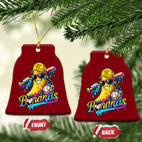 Funny Banana Baseball Drip Ceramic Ornament Lets Go Bananas Ice Cream Dripping Sport