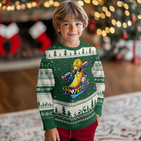 Funny Banana Baseball Drip Ugly Christmas Sweater Lets Go Bananas Ice Cream Dripping Sport