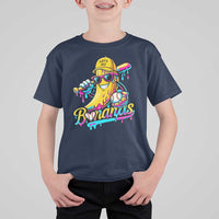 Funny Banana Baseball Drip T Shirt For Kid Lets Go Bananas Ice Cream Dripping Sport